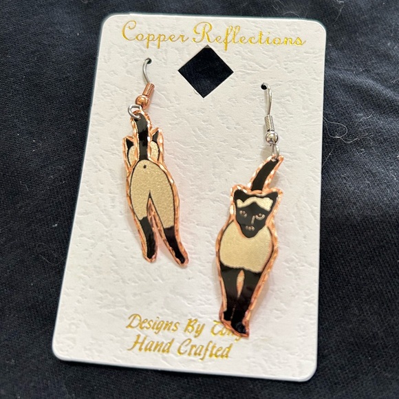 Jewelry - Siamese cat earrings